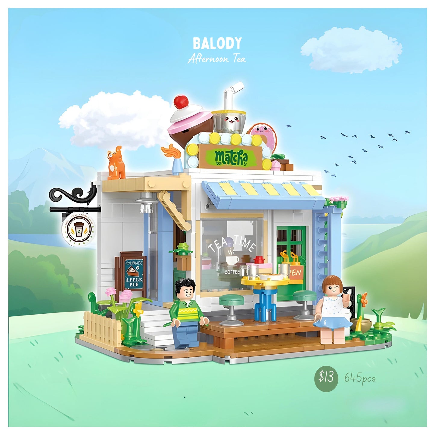 BALODY Afternoon Tea 645pcs