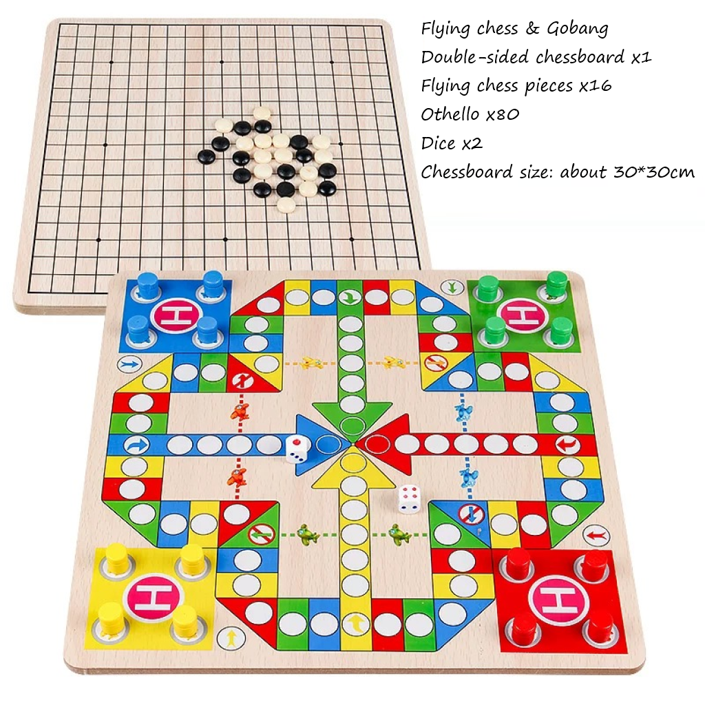 Wooden Flying chess & Gobang