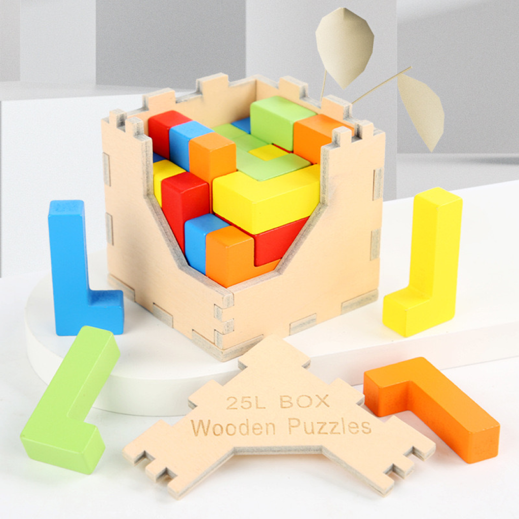 25L Box Wooden Puzzles