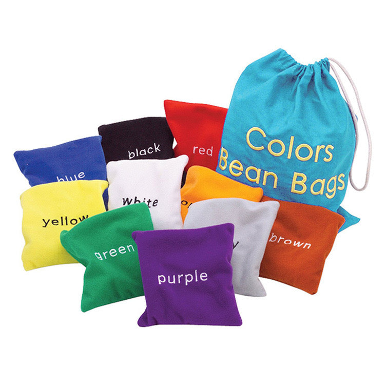 Color Bean Bags Sandbag Learning Tools 10 Bags