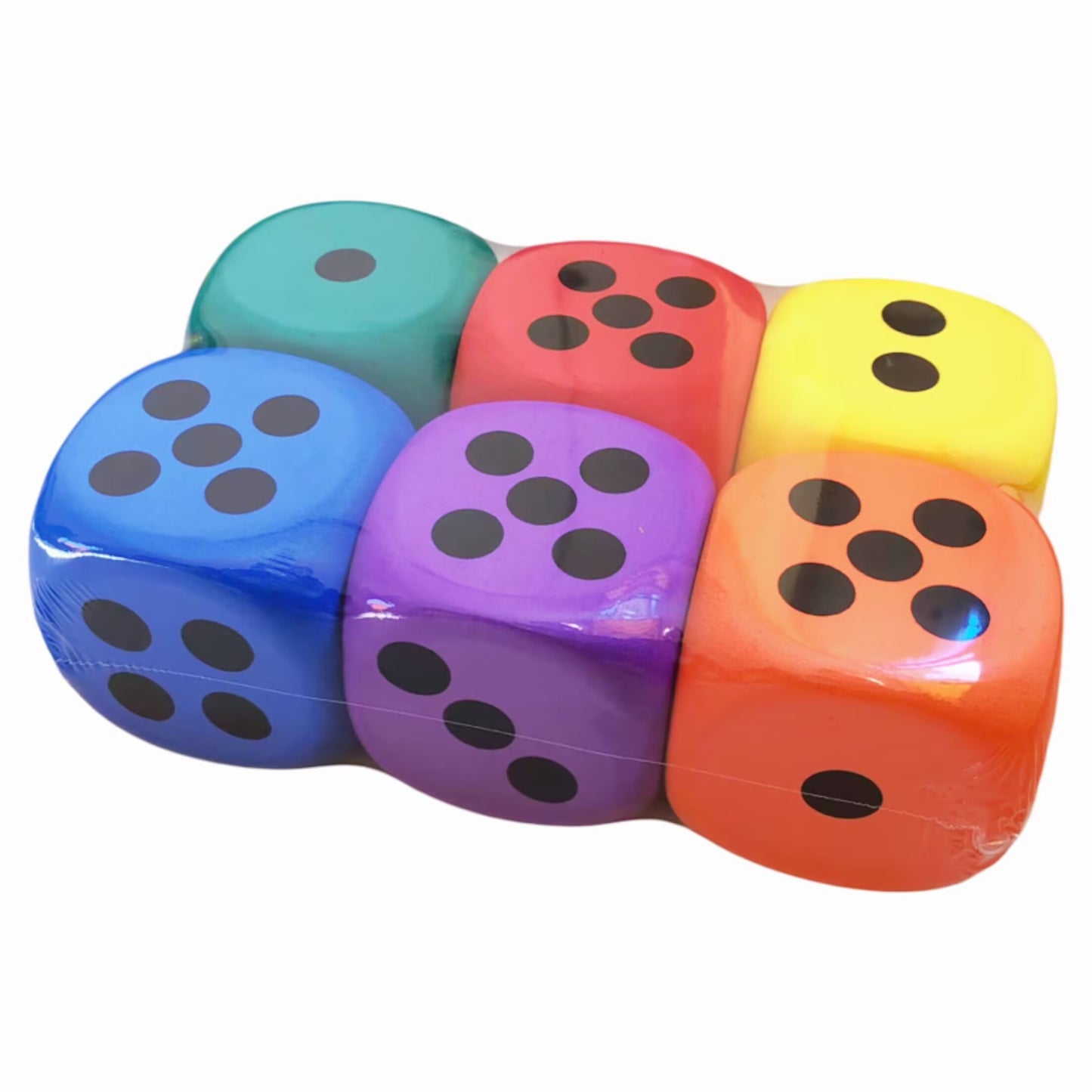 Cube-Shaped 6.2cm 6Pieces dices