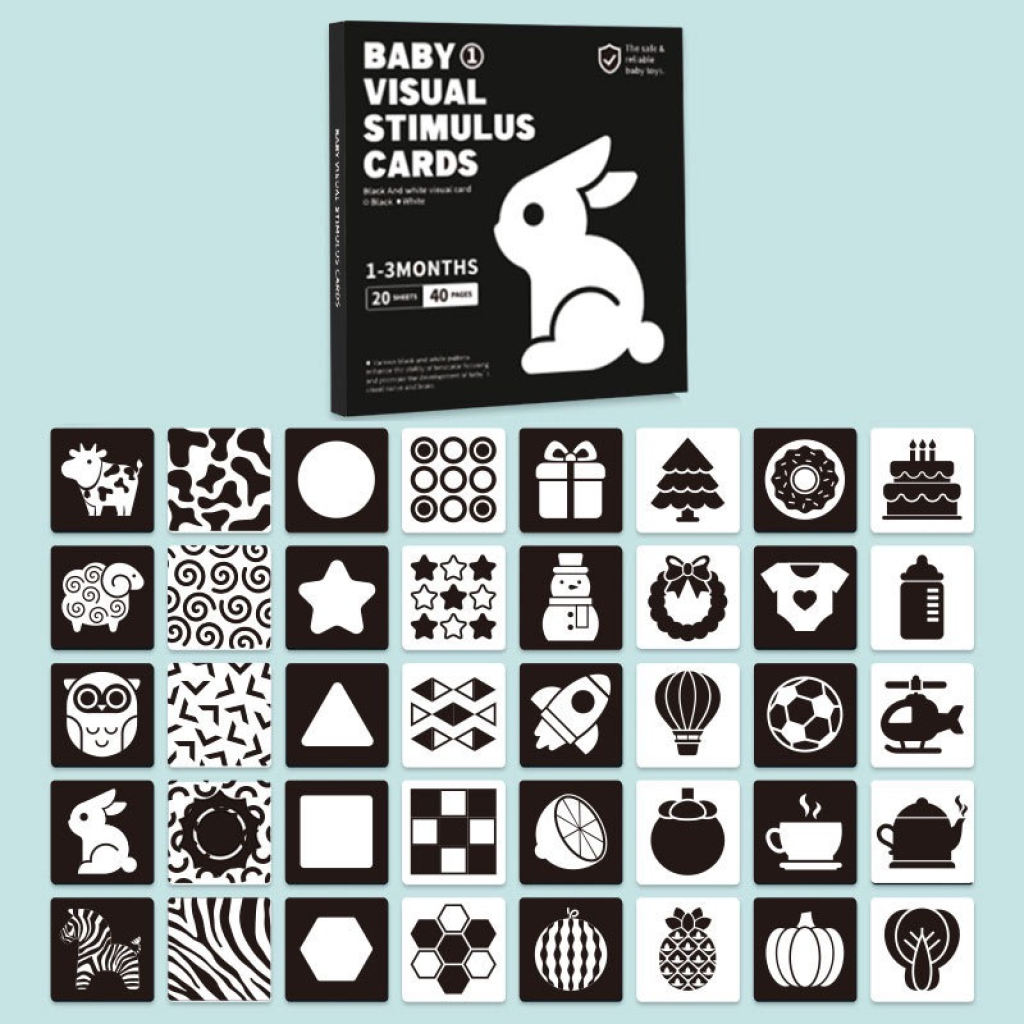 Baby Visual Stimulus Cards 1-5 months