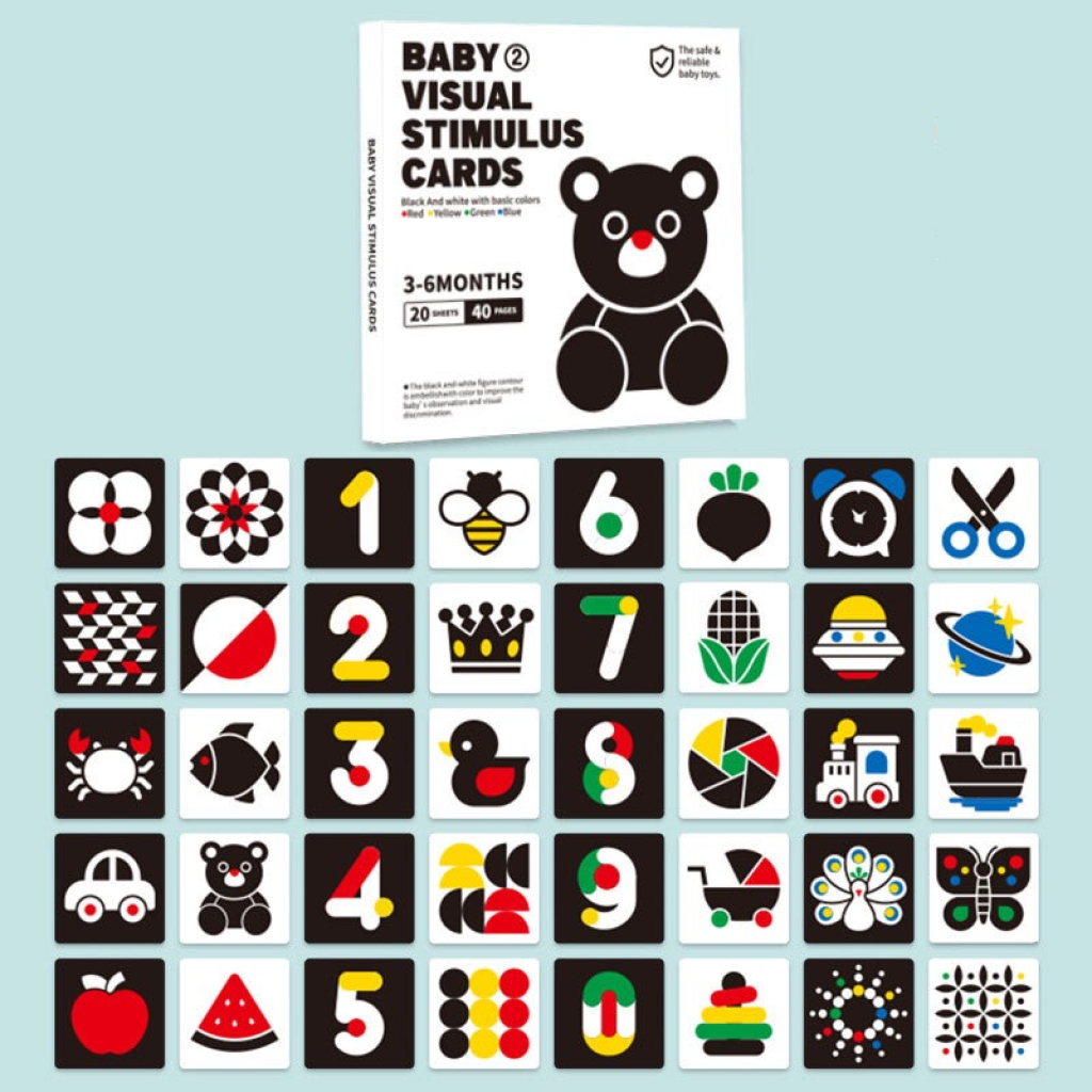 Baby Visual Stimulus Cards 3-6 months