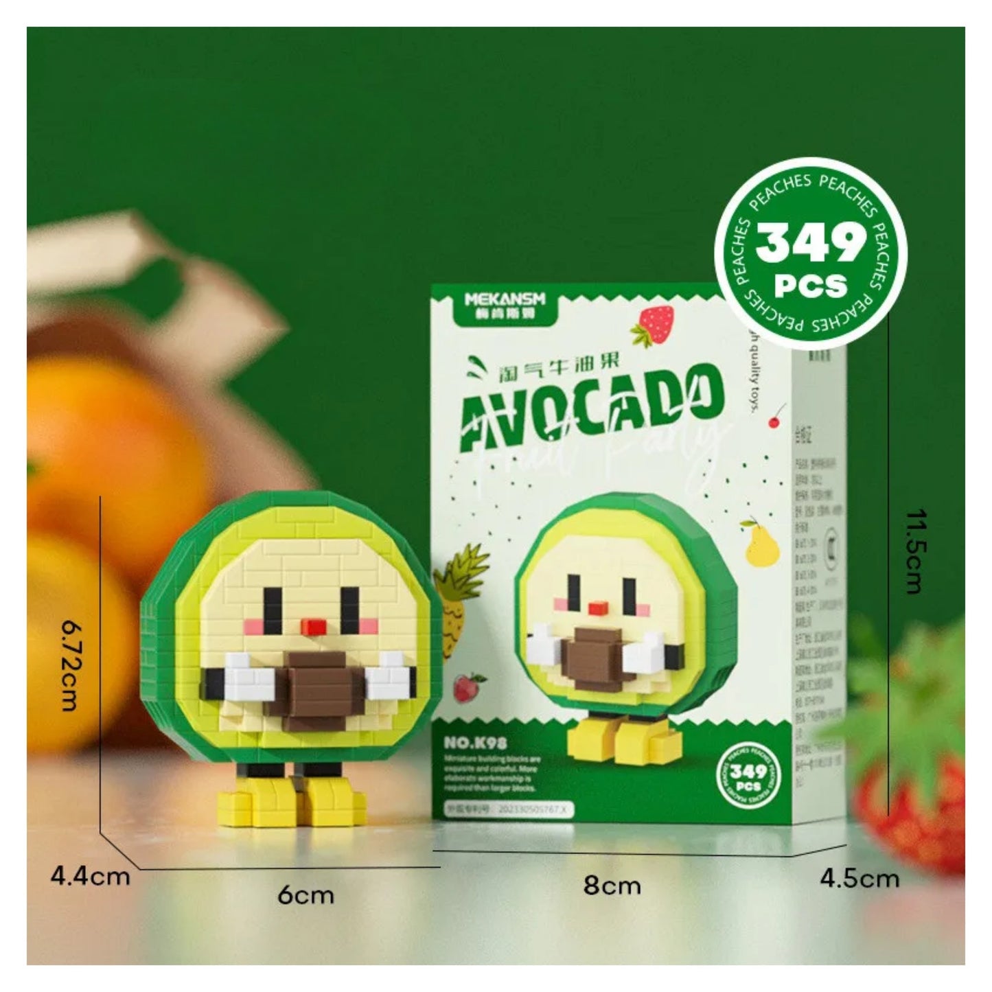 Building Blocks Avocado 149pcs