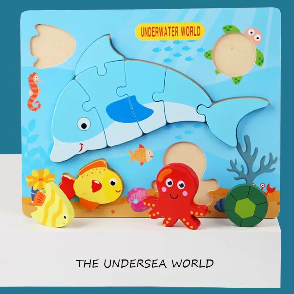 THE UNDERSEA WORLD PULLZE 9pcs