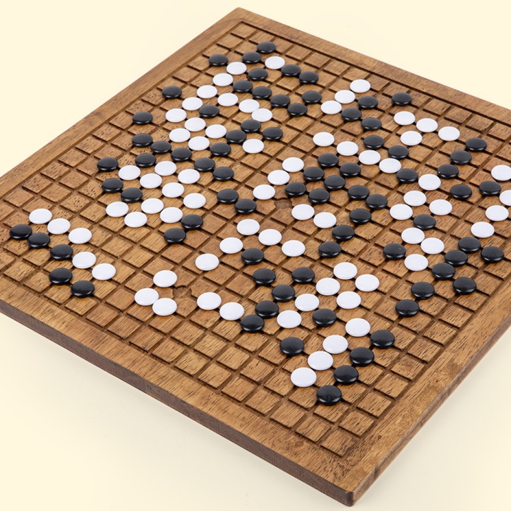 Wooden 2in1 Gobang and Chinese Chess 40.5cm