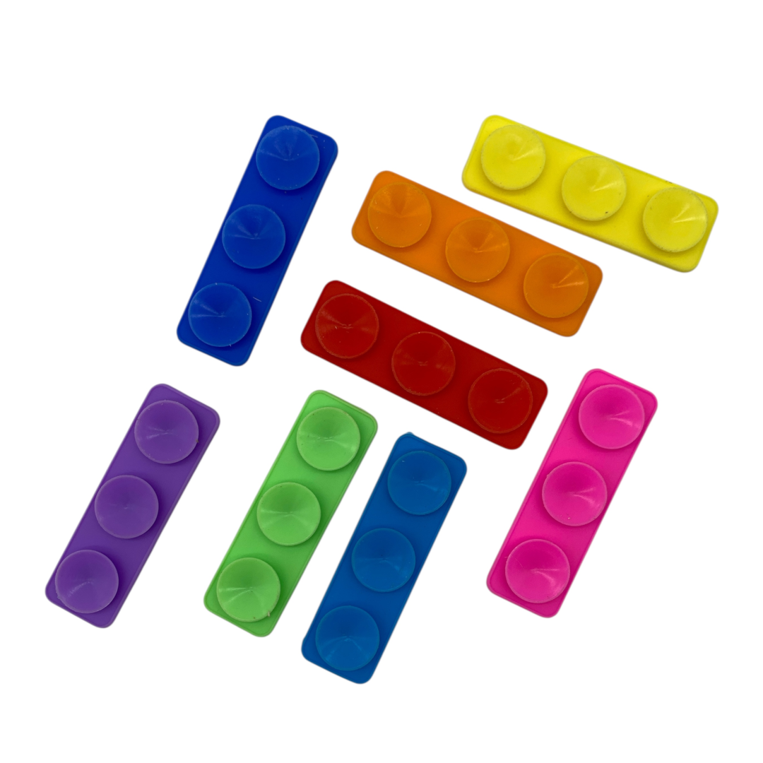Premium Sensory Toys Colorful Bricke 8pieces