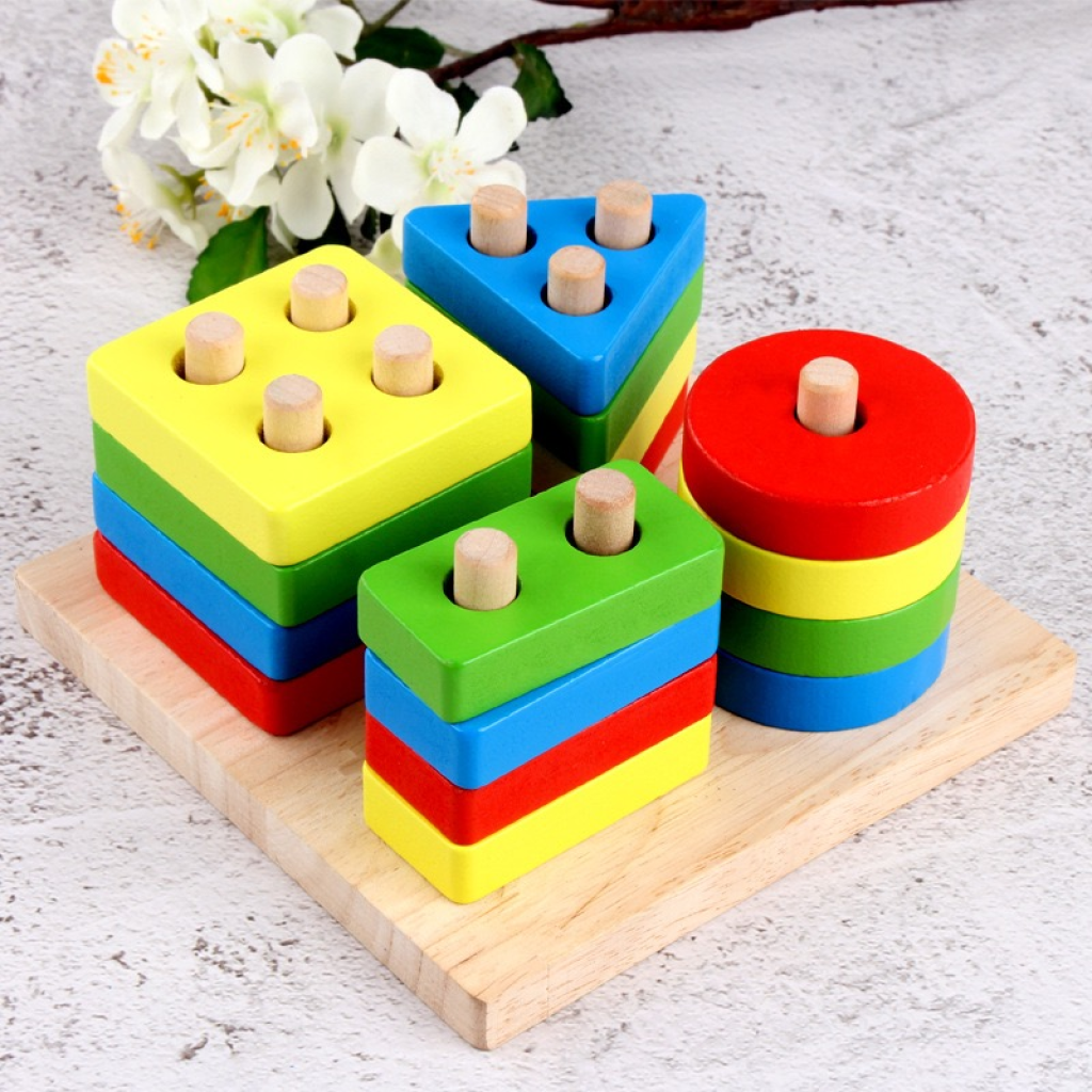 Montessori Wooden Shape Sorter