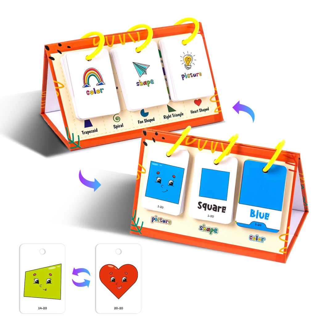 Shape & Color Matching Flashcards