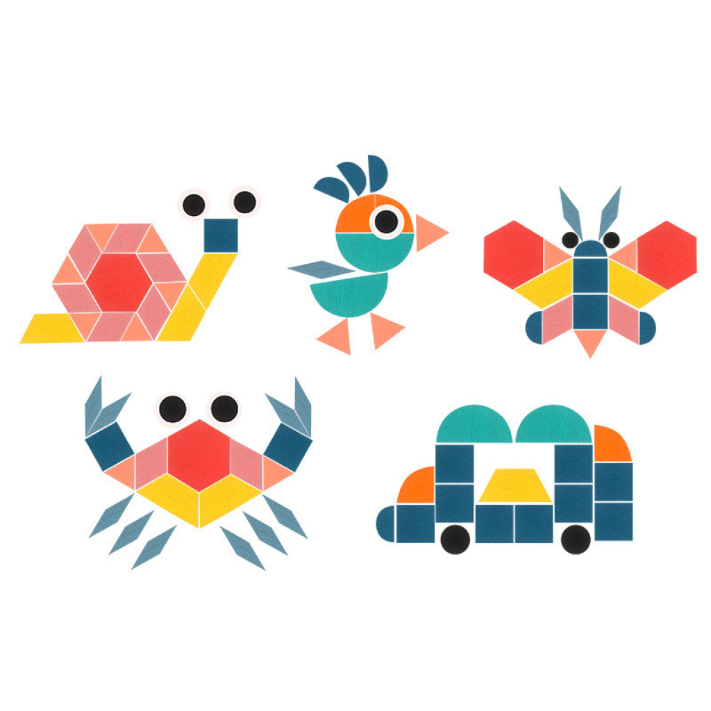 Creative Shape Puzzle 180 pcs