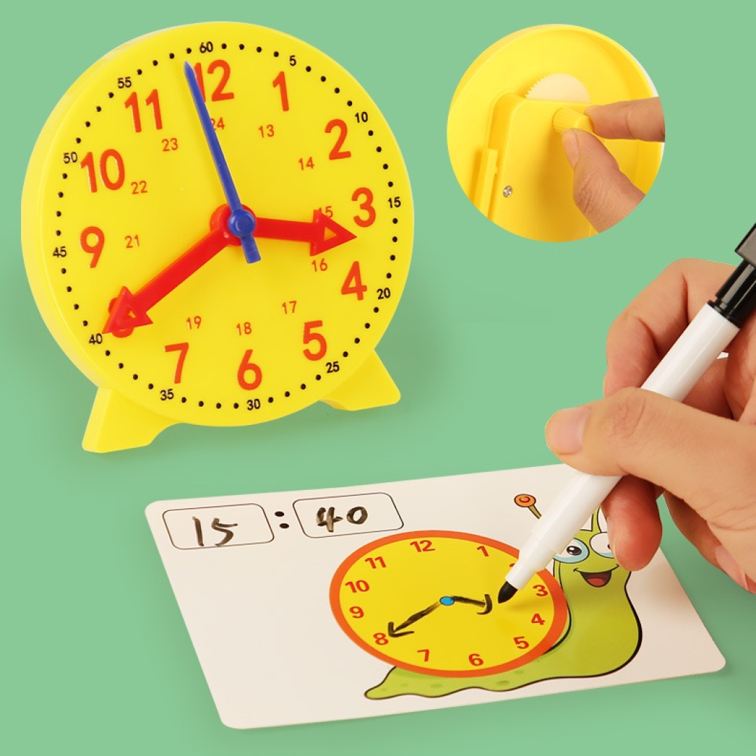 Time Learning Flash Card