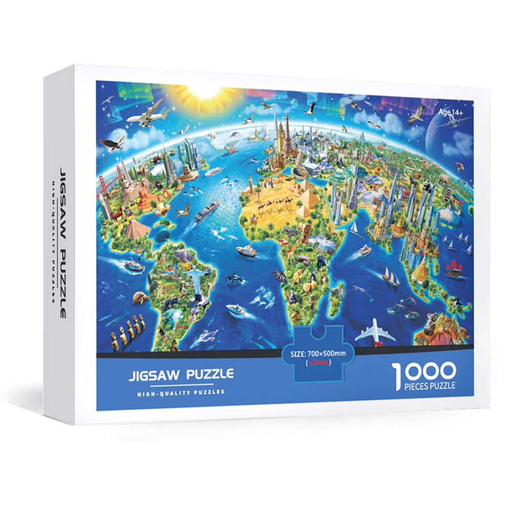 World Attractions 1000 Puzzle