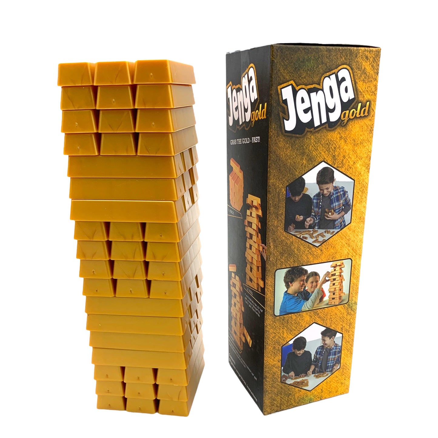 Plastic Jenga Gold
