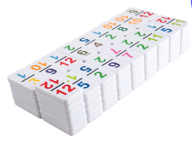 Dominoes Double 12 with Number