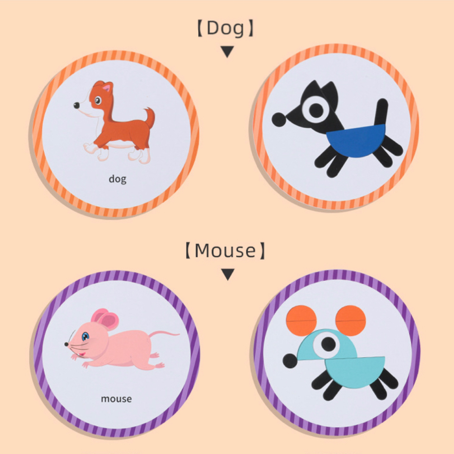 Animal Puzzle for Kids Wooden Pieces