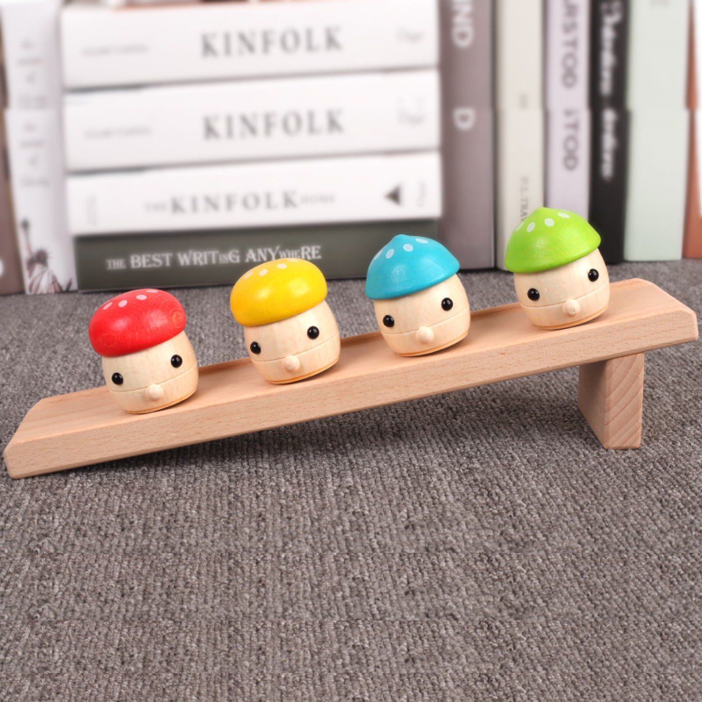 Wooden Mushroom Slide