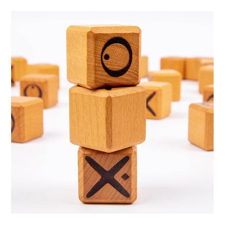 Wooden Quixo Small 3x3 (Tic Tae Toe) 17cm Board