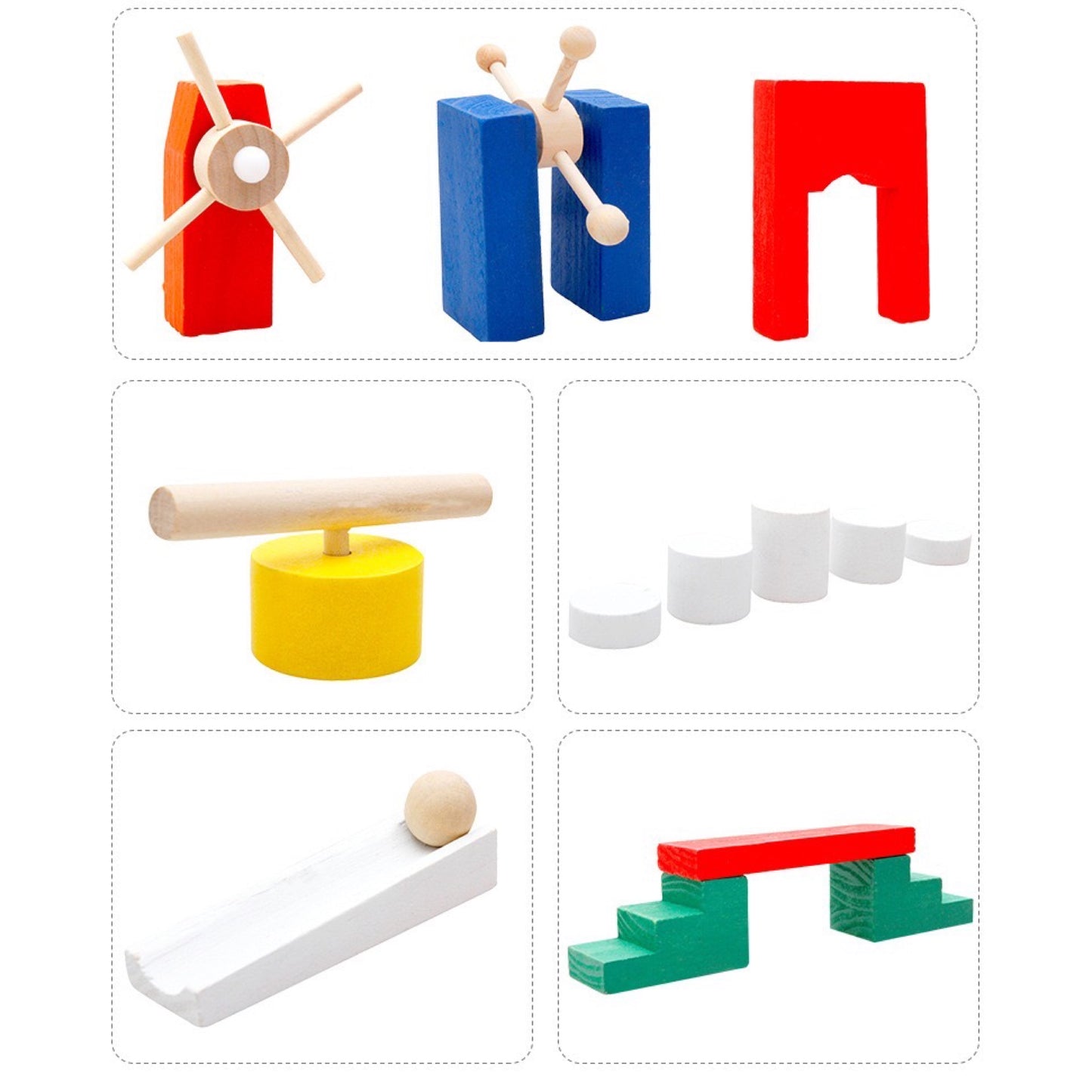 Wooden Dominoes 1000 Pieces and 480 Pieces