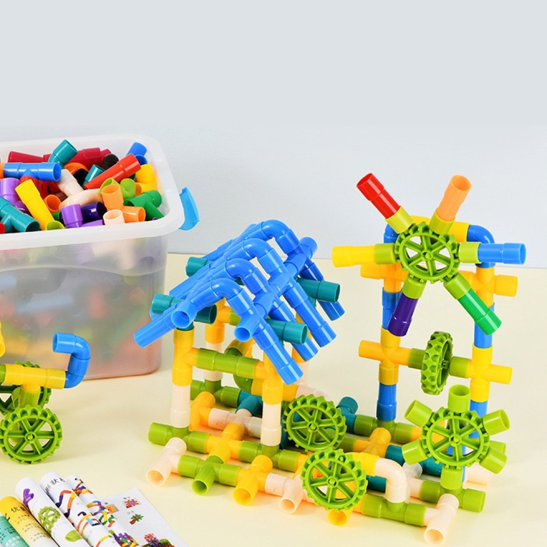 100-piece Pipe Building Set