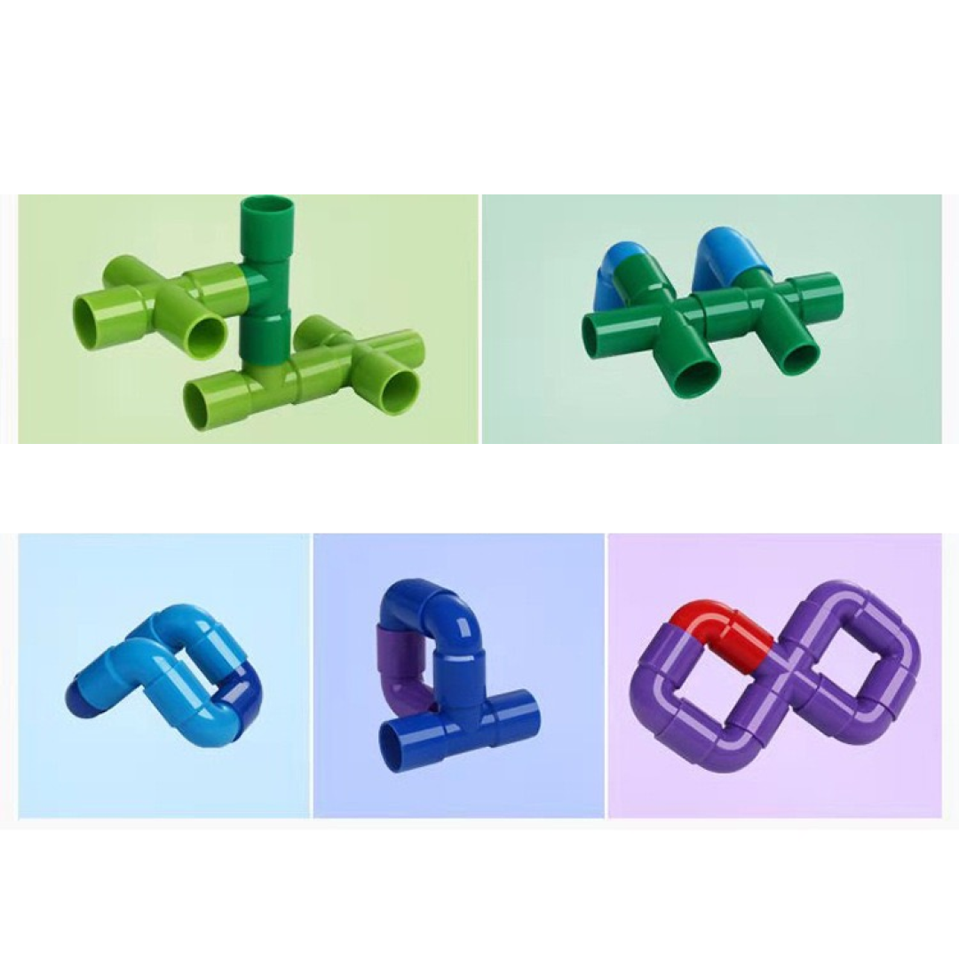 100-piece Pipe Building Set