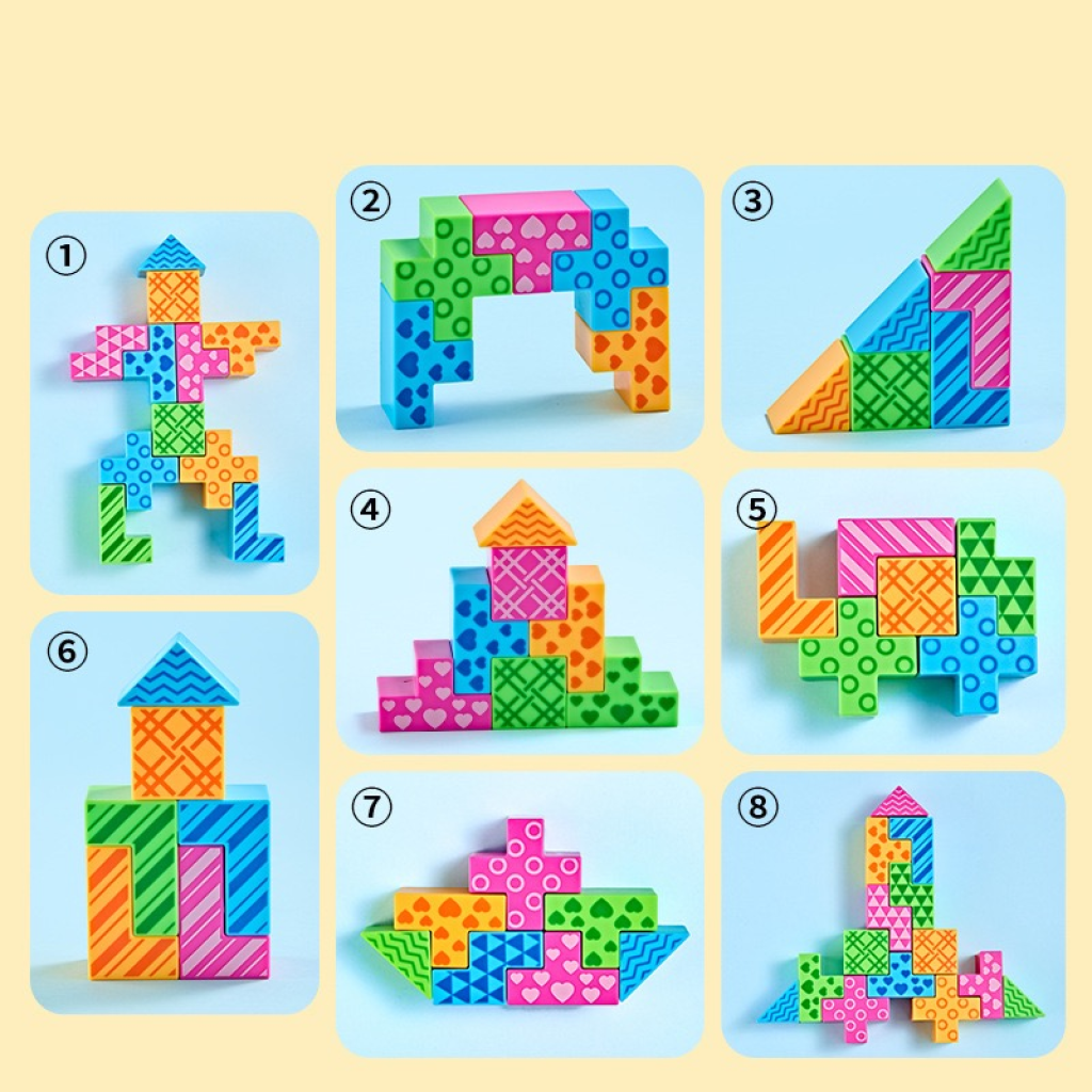 30PCS Foam Building Blocks Set