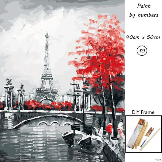 Paint by Number Paris