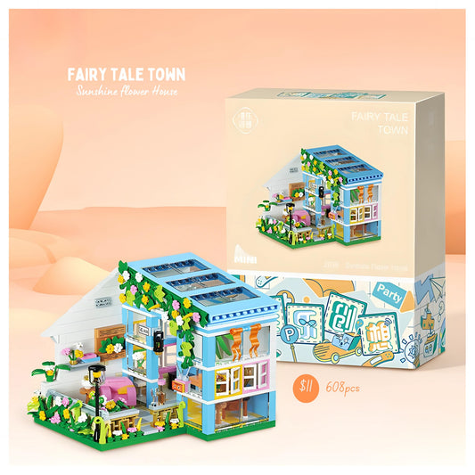 FAIRY TALE TOWN Sunshine Flower House 608pcs