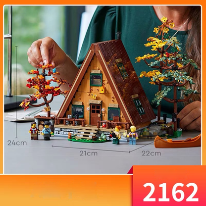 A-Frame Cabin Building block 2162pcs