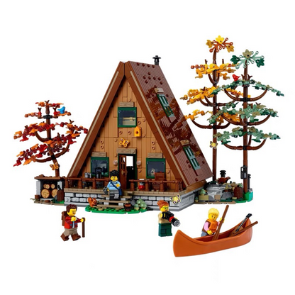 A-Frame Cabin Building block 2162pcs