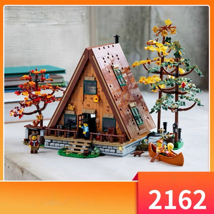 A-Frame Cabin Building block 2162pcs