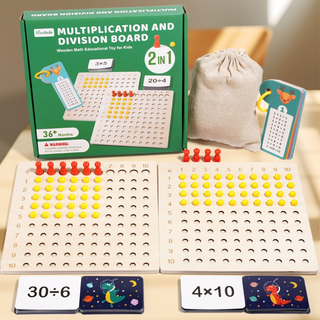 Multiplication and Division Board (2 in 1) Dual-purpose