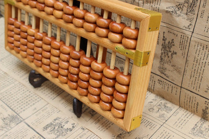 Abacus 13 Columns Wooden Color