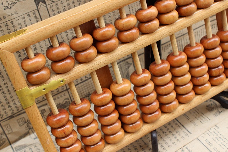 Abacus 13 Columns Wooden Color