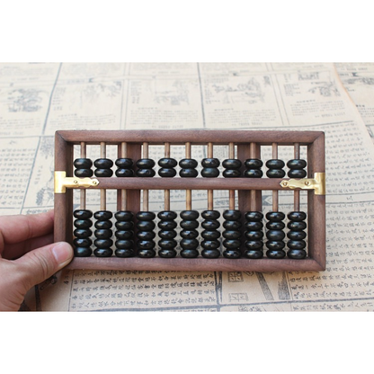 Abacus 9 Columns Black Beads