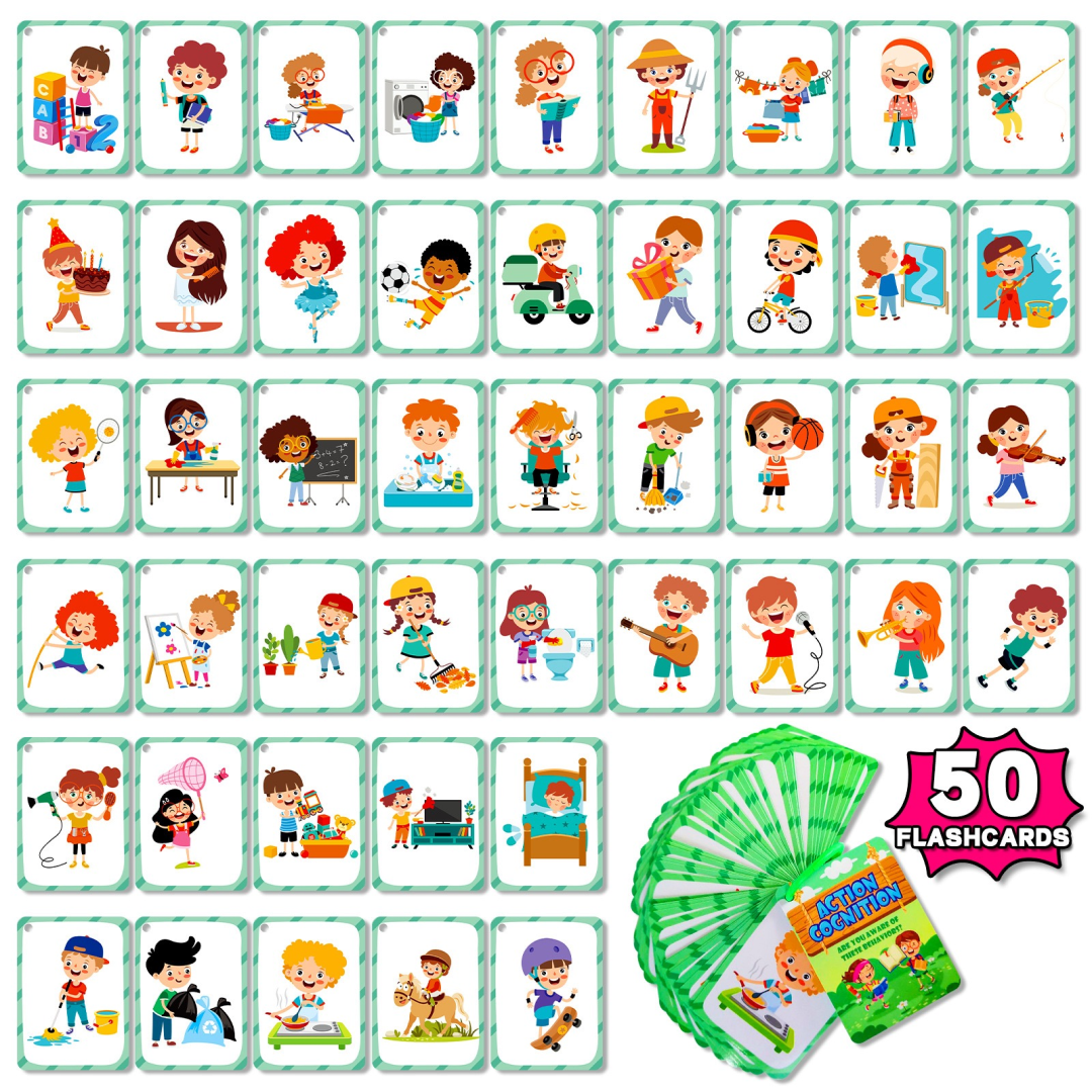 Action Cognition Flashcards – Everyday Behaviors