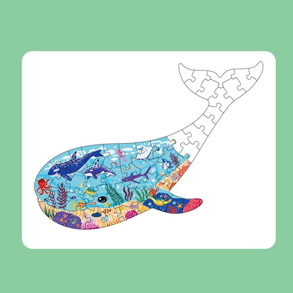 Whale Smaped Puzzle