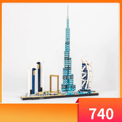 Architecture Dubai Building Block 740pcs