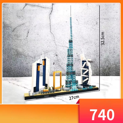 Architecture Dubai Building Block 740pcs