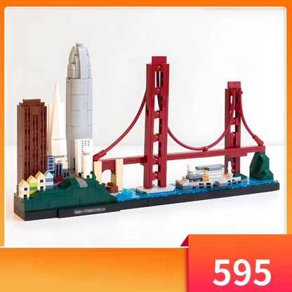 Architecture Skyline Collection Building Block  595pcs