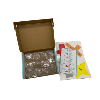 ArtColor Transparent Geometry Model Set (12 Solids)