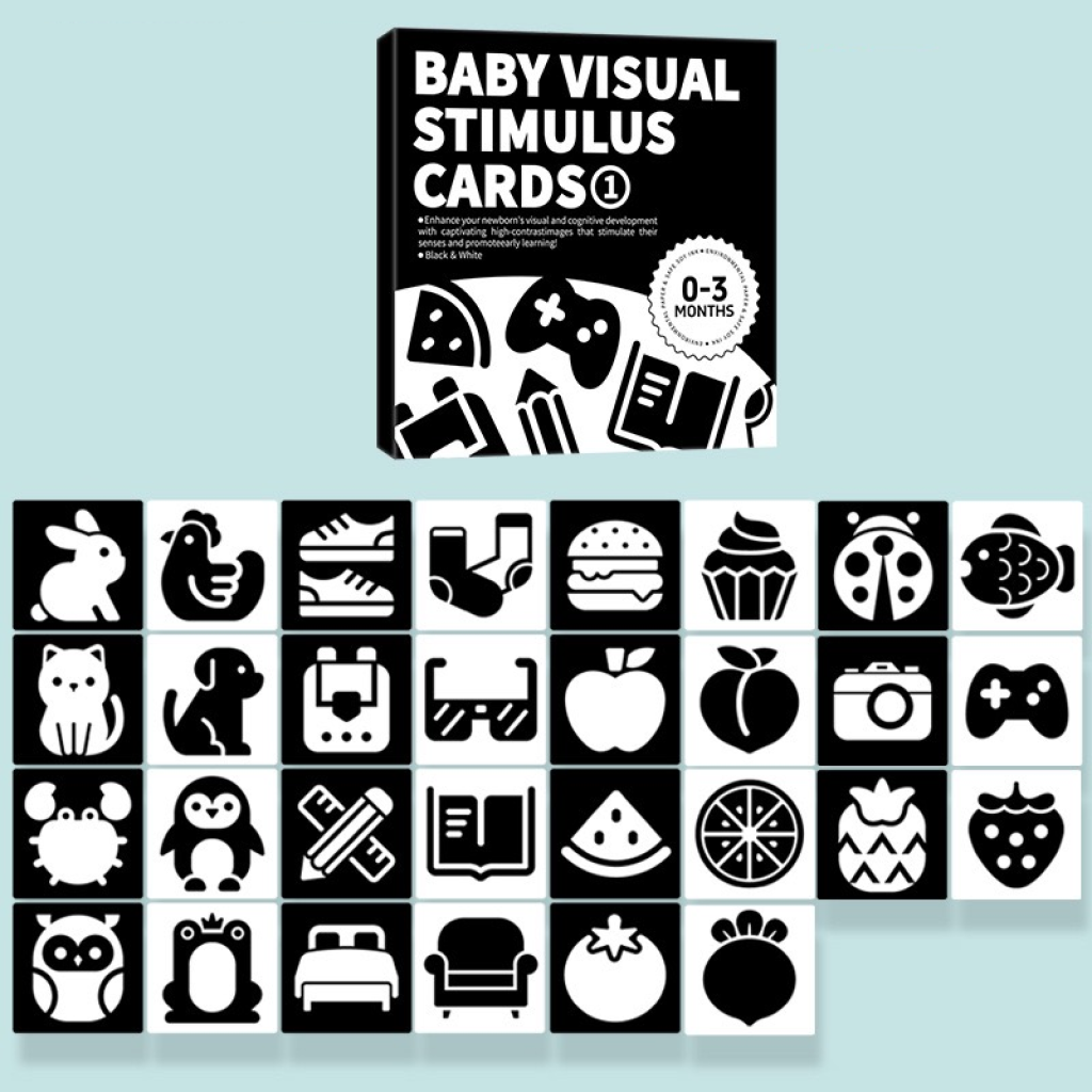 Baby Visual Stimulus Cards 0-3 months