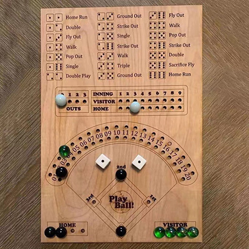 Baseball Dice Board Game