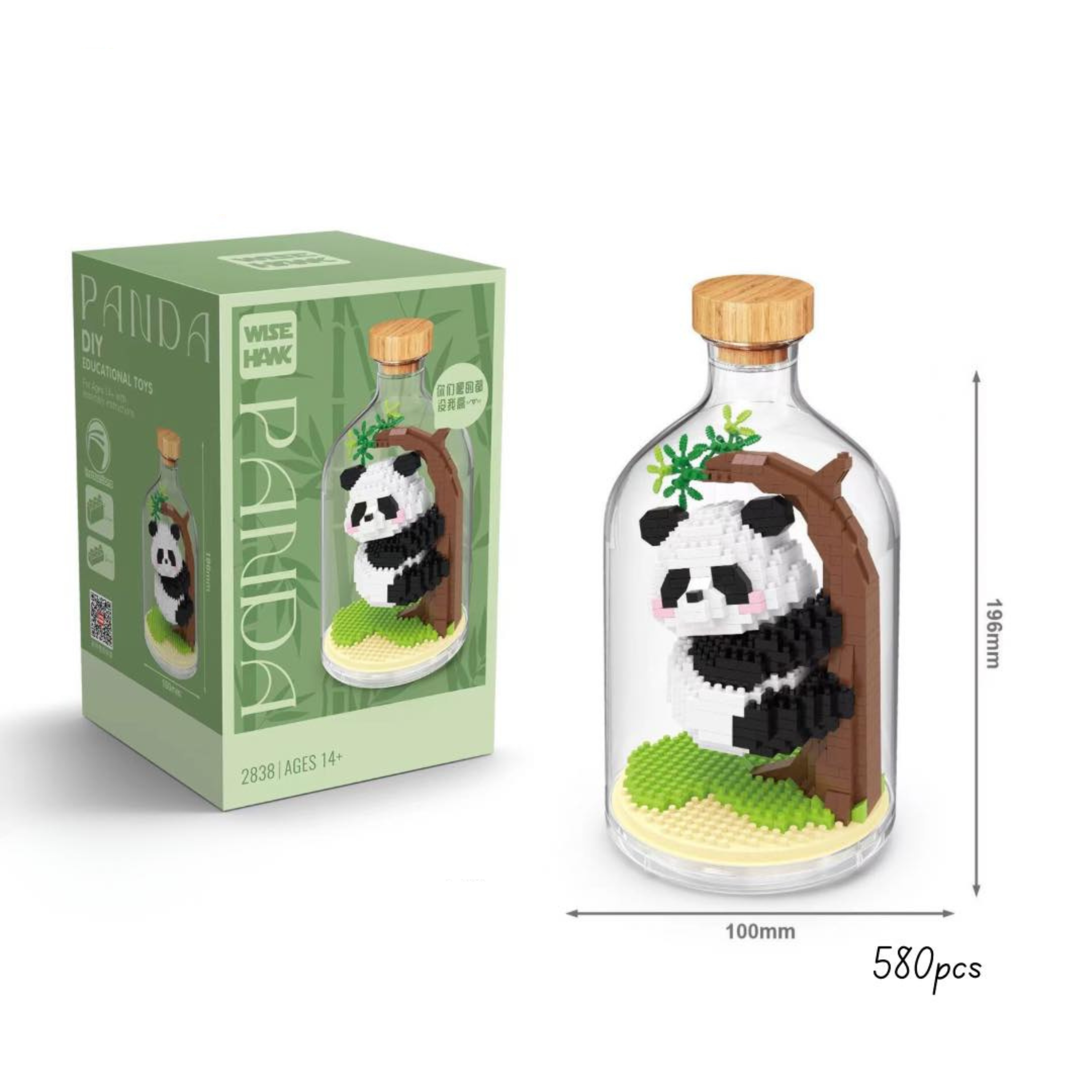Building Blocks Panda 580pcs – Boardgames and Puzzles