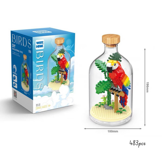 Building Blocks Parrot 483pcs