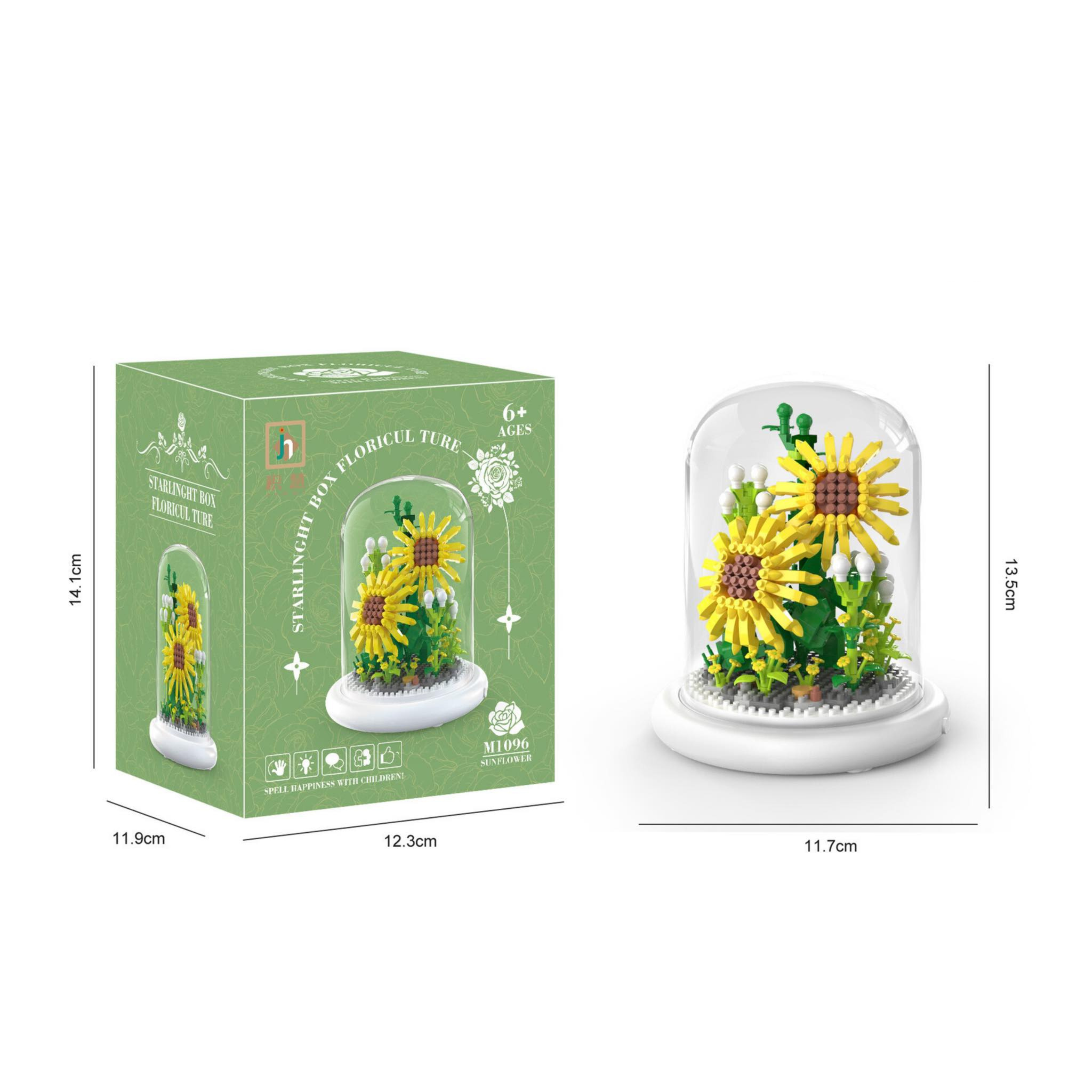 Sun Building Blocks Building Blocks Sunflower 590pcs – Boardgames and Puzzles