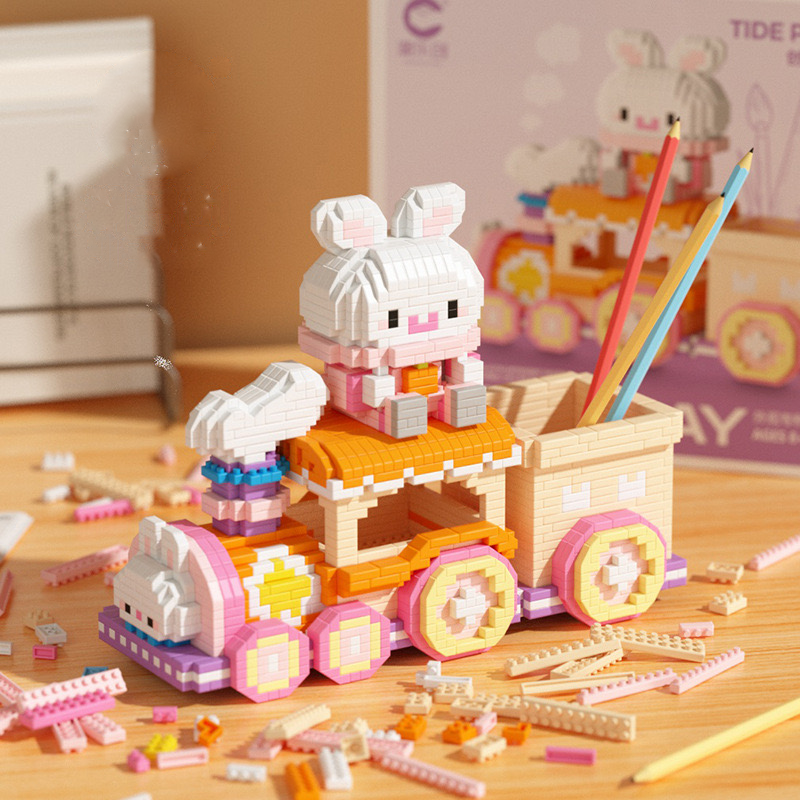 Building Blocks Rabbit Holder 2777pcs