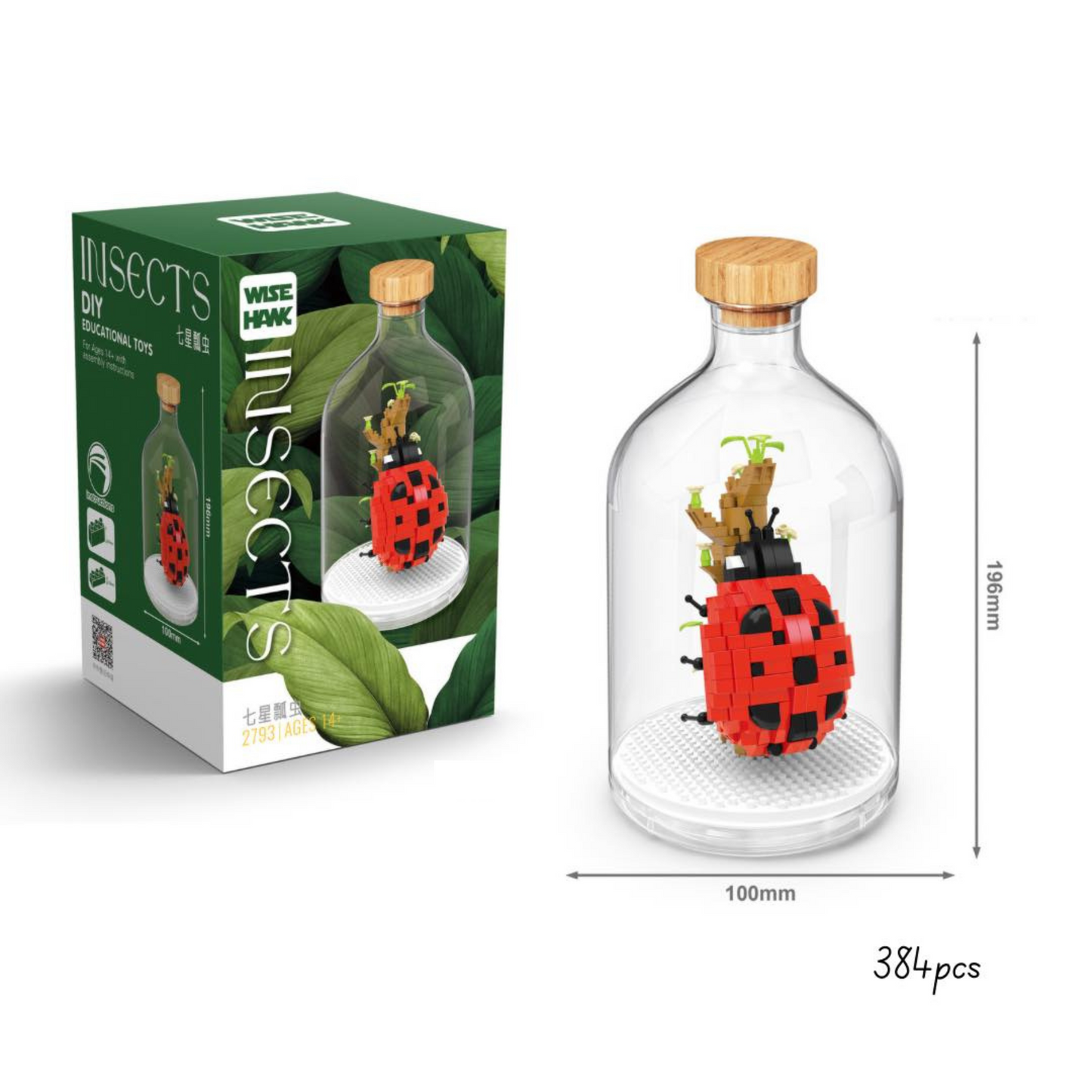 Building Blocks  ladybug 384pcs