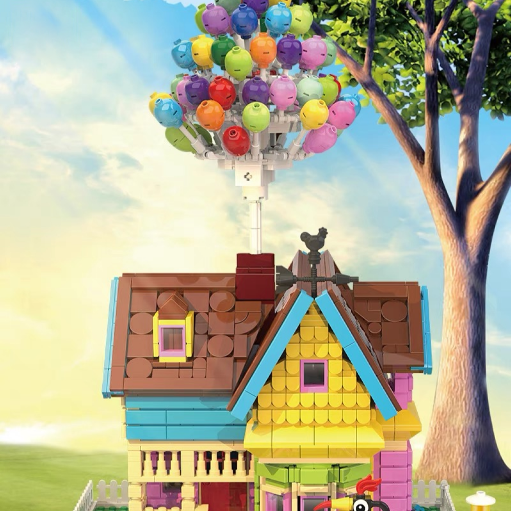 Building Blocks Balloon House 1887pcs