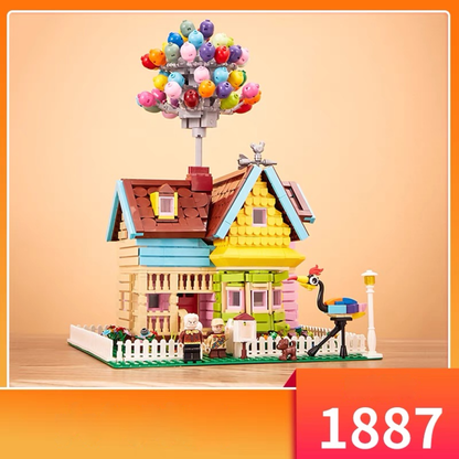 Building Blocks Balloon House 1887pcs