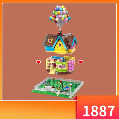 Building Blocks Balloon House 1887pcs